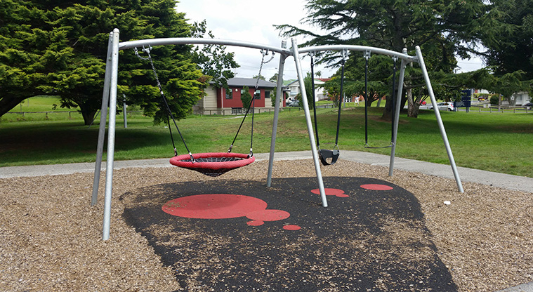 May Road School Path - Swings at Turner Reserve.