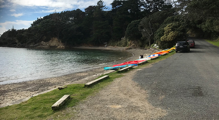 McKenzie Reserve Path - The path starts at Enclosure Bay, between Oneroa and Palm Beach.