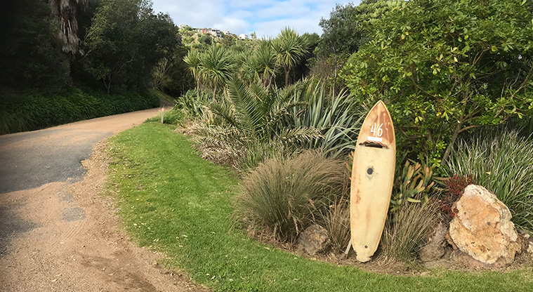 McKenzie Reserve Path - Head up quiet Empire Avenue towards McKenzie Reserve.