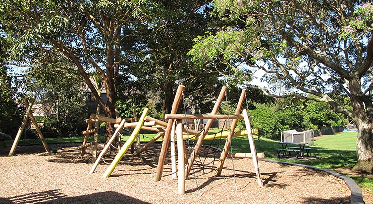 Melville Park Path - Another view of the Melville Park playground.