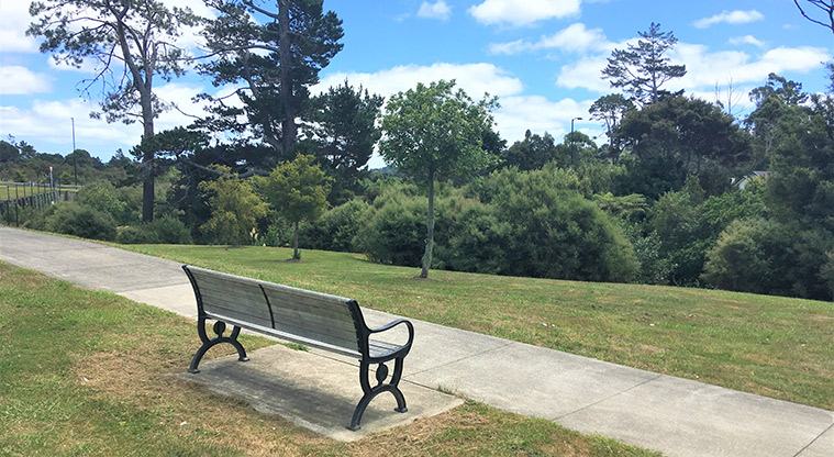 Millwater Path - Plenty of seating along the route.