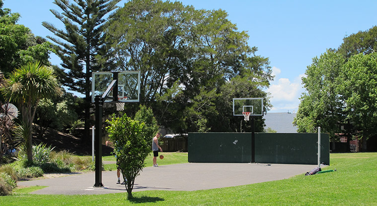 Normanton Reserve Path - Basketball court.