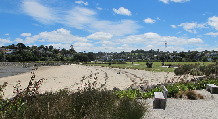 Onehunga Bay to Waikowhai Path - Beach area of Taumanu Reserve.