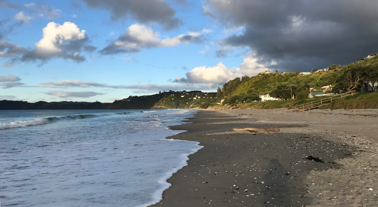 Onetangi Beach Path - Just stroll along the beach and take it all in.