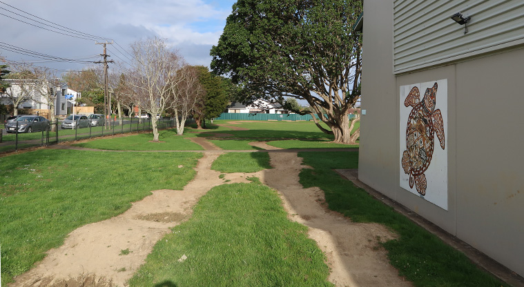 Oranga Primary School Path - Pump track.