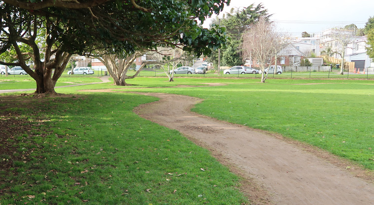 Oranga Primary School Path - Sandstone track.