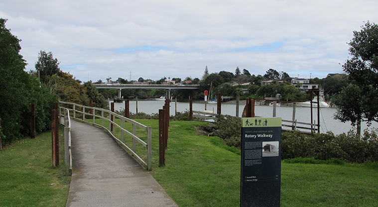 Pakuranga Rotary Path - Historic docks and stockyards.
