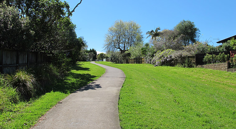 Pakuranga Rotary Path - Typical section of the path.