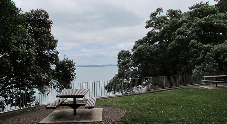 Point Chevalier Path - BBQ and picnic area overlooking the beach.