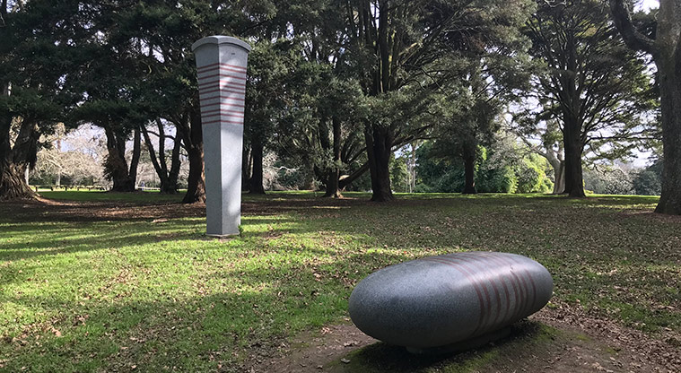 Pukekawa Gardens and Museum Path - Transformer, John Edgar.