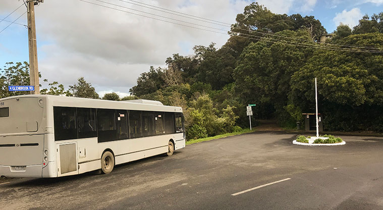 Rocky Bay Beachfront Path - The path starts at the bus stop by the Omiha Memorial Hall.