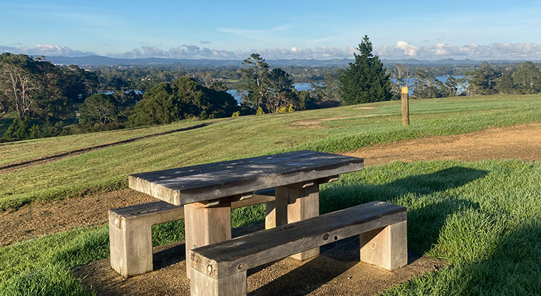 Sanders Reserve Beginners Path - Great views over the upper Waitematā Harbour.