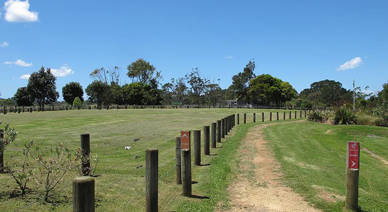 Sanders Reserve Recreation Path - Path starts here.