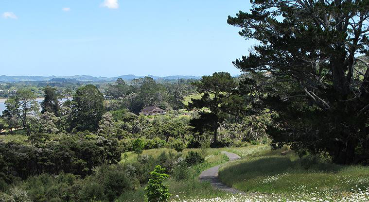 Sanders Reserve Recreation Path - Shortly after there is another downhill section.