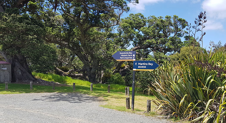 Scandrett to Martins Bay - Follow the ‘Martins Bay access’ sign.