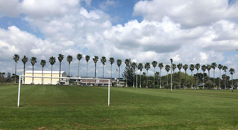Seaside Park Path - Sports fields.