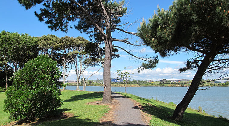 Seaside Park Path - Path running along the coastal edge.