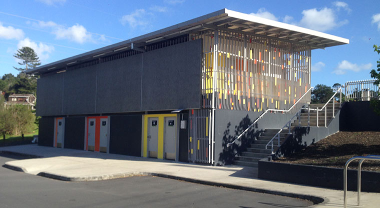 Sister Rene Shadbolt Path - Public toilet block.