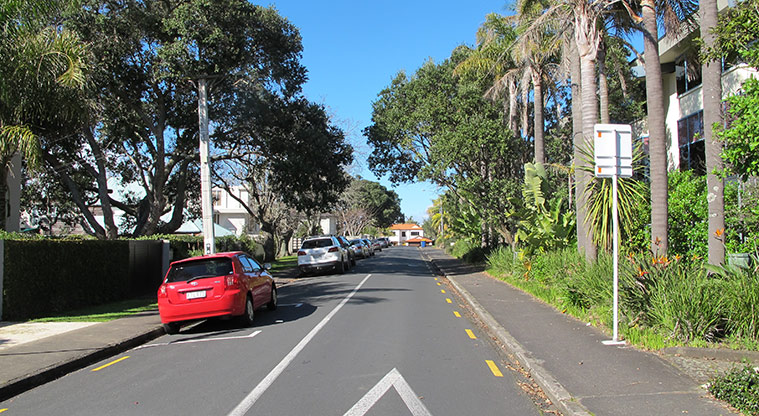 Takapuna to Devonport Path - Gibbons Road.