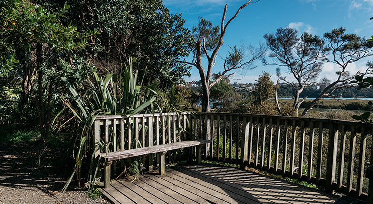 Te Atatu Peninsula North Path - Places to stop and enjoy the sun.