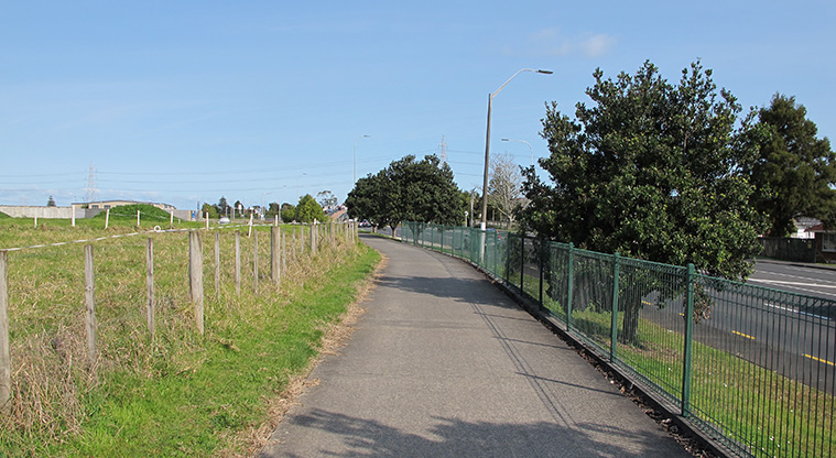 Te Atatu to City Path - Path alongside Te Atatu Road.