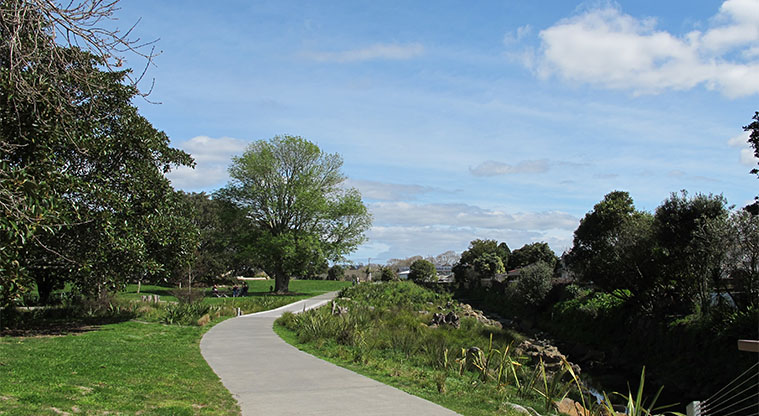 Wesley Path - natural play area.