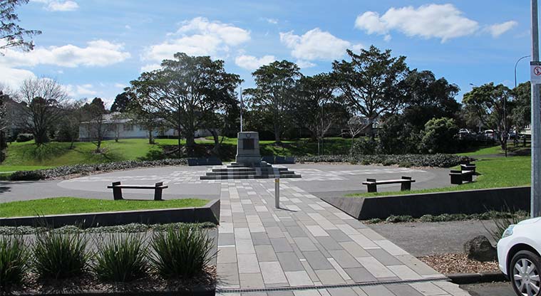 Wesley Path - War Memorial at Mount Roskill War Memorial Park.