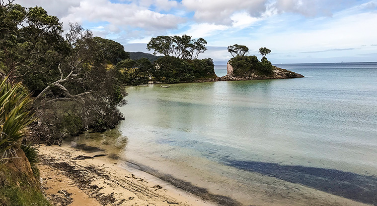 Tryphena Path - Stunning headland between Pah beach and Gooseberry Flat.
