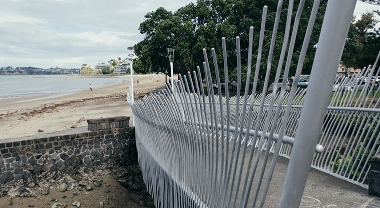 Tamaki Drive Coastal Path - Aramaramara, by Virginia King and Chris Thom (2000). Photo: David St George.