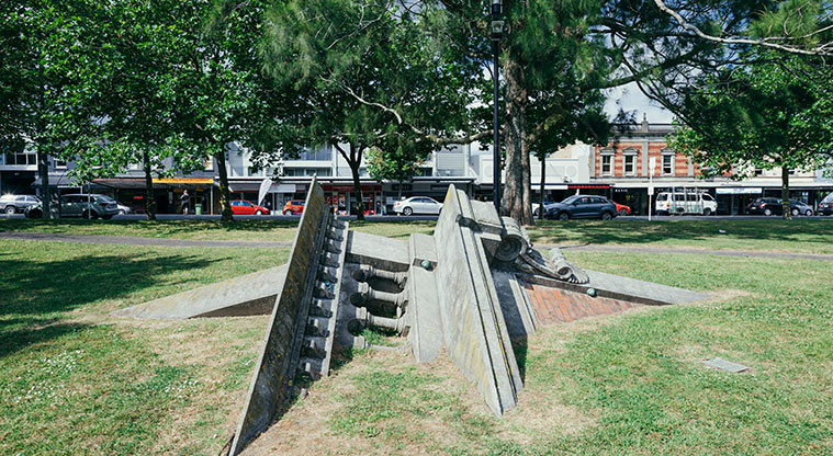 Western Park Path - TIP series 1999, John Radford. TIP was funded by an anonymous benefactor, Auckland Council Art Collection. Photo credit: David St George.