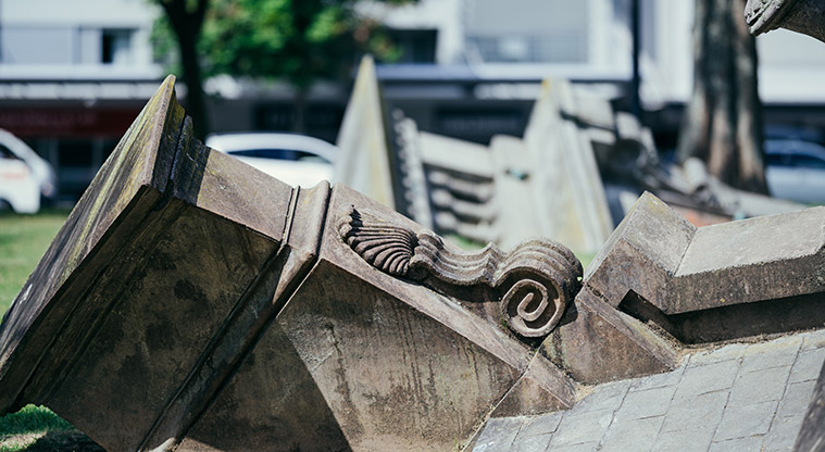 Western Park Path - TIP series 1999, John Radford. TIP was funded by an anonymous benefactor, Auckland Council Art Collection. Photo credit: David St George.