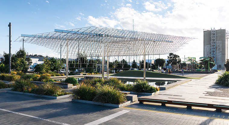 Westhaven Path - Wind Tree 1972, Michio Ihara, Auckland Council Art Collection. Photo credit: David St George.