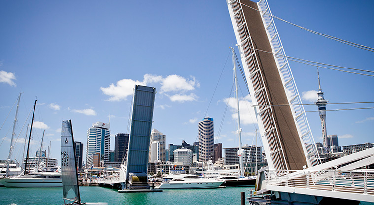 Westhaven Path - Bridge connection to Viaduct Harbour.