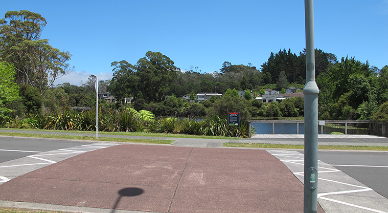 Xena Park Path - Safe crossing over Lake Panorama Drive.