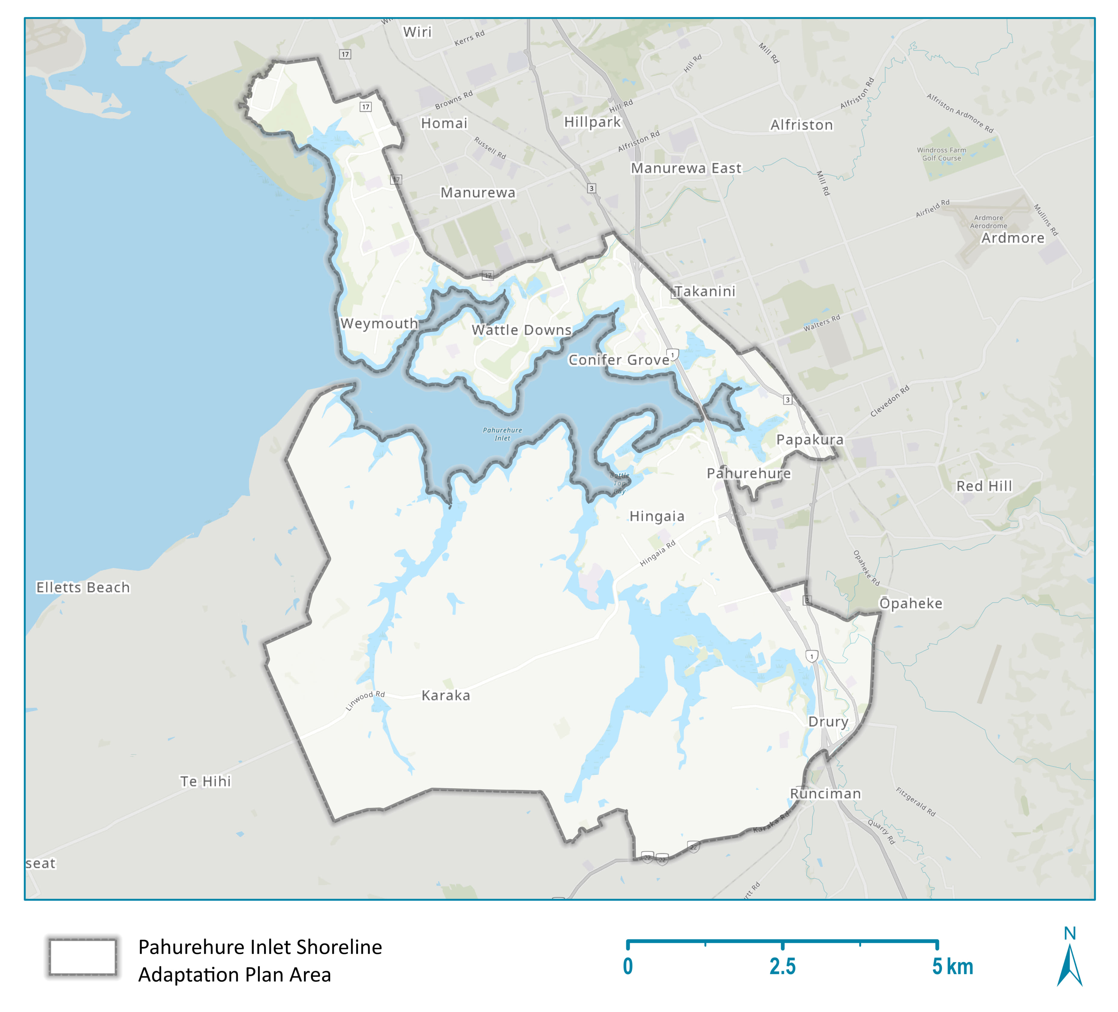 pahurehure-sap-map